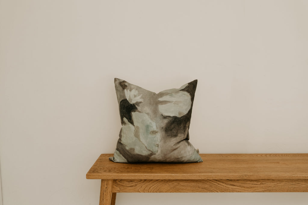 Waterlily Bloom Cushion Large - Euro