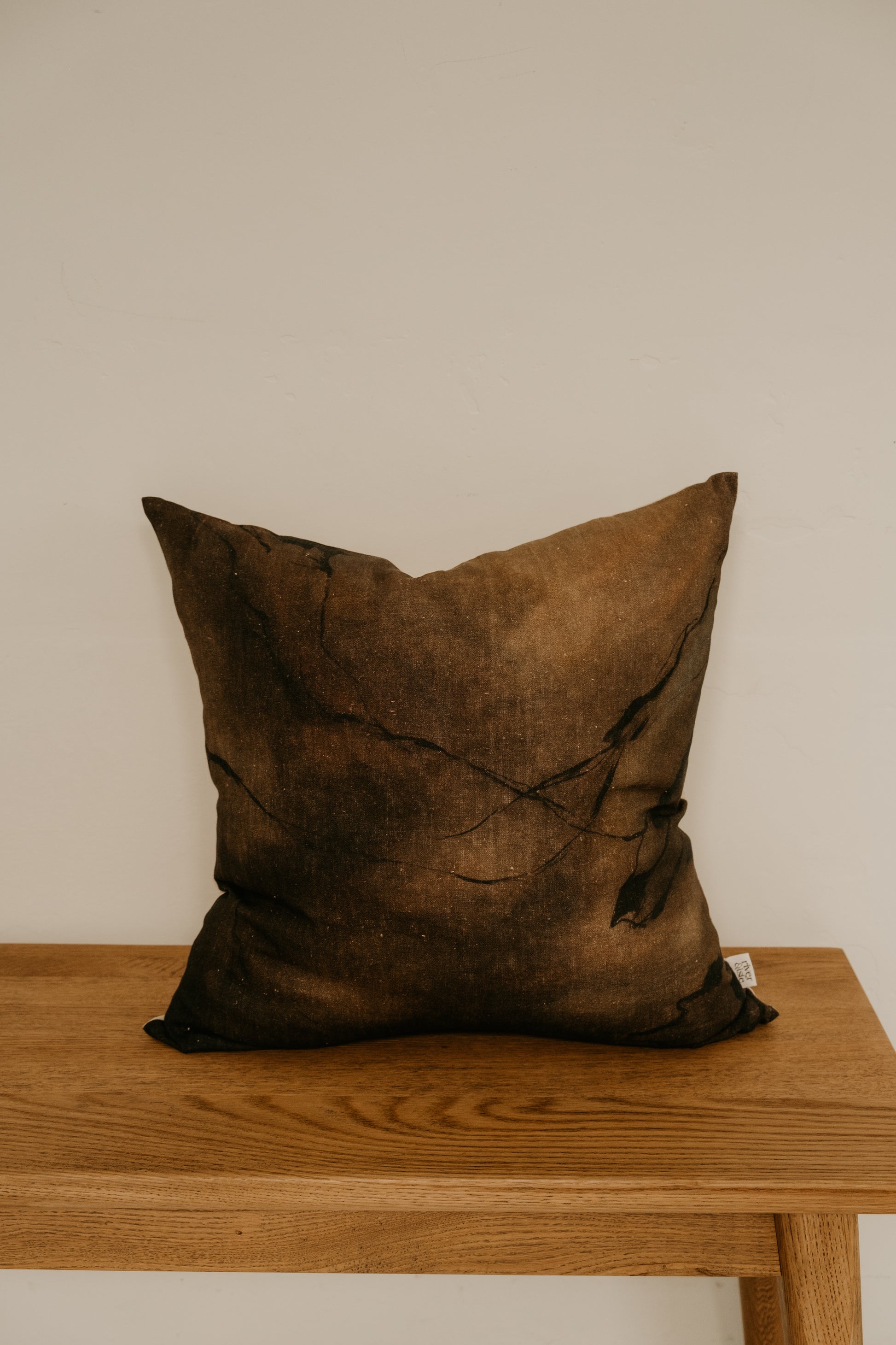 Umber Marble Cushion