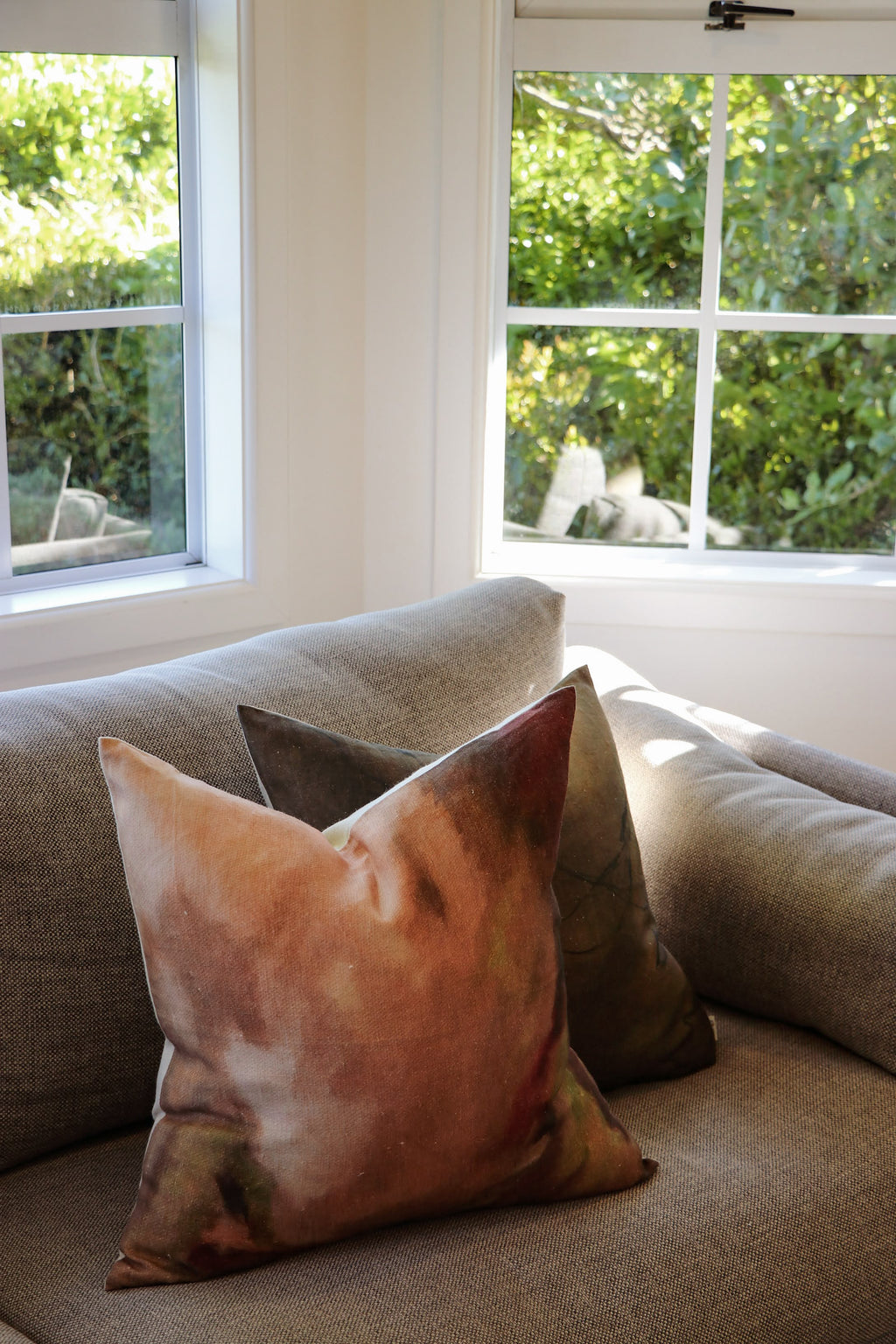 Blush & Pistachio Cushion