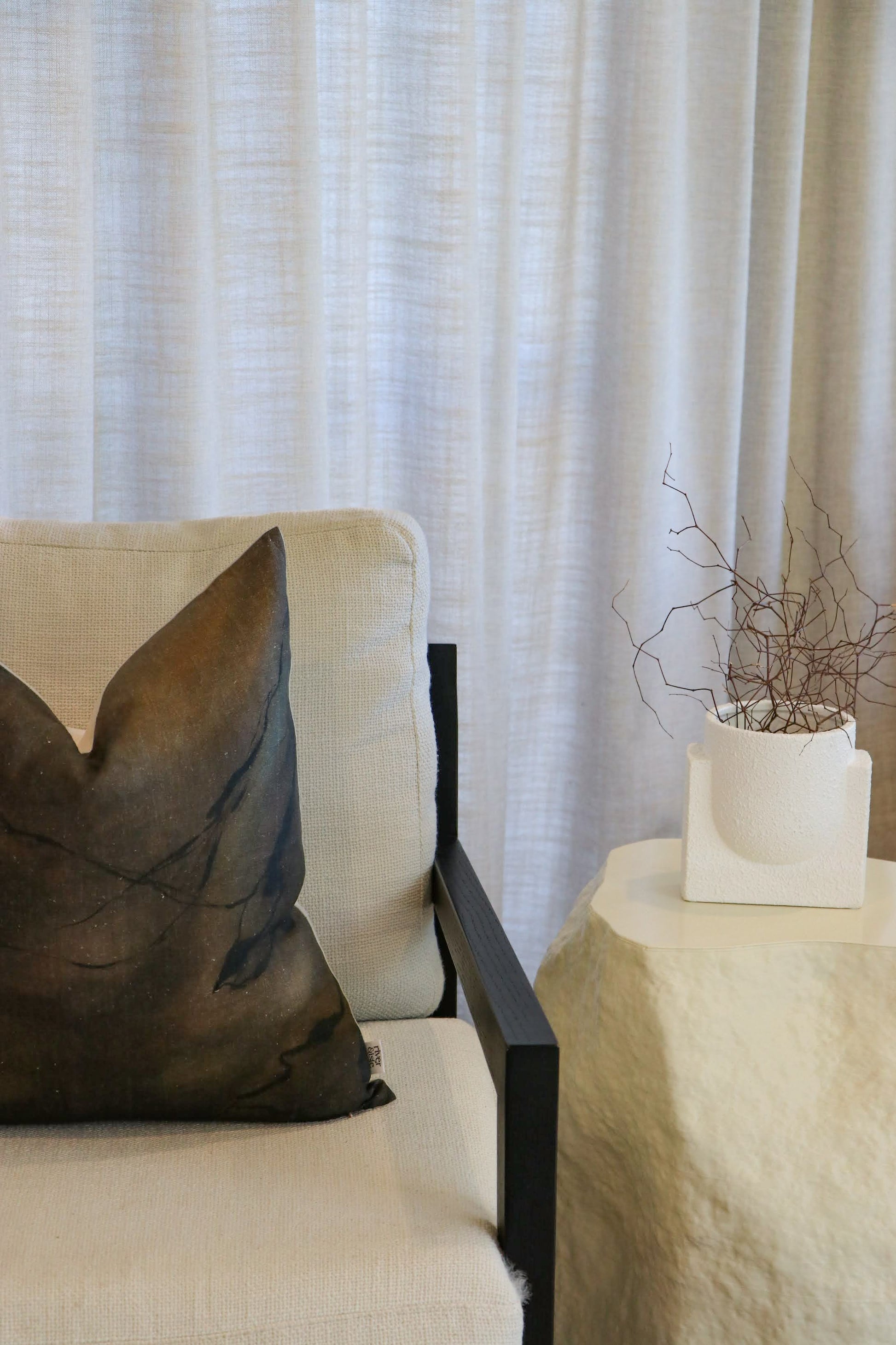 Umber Marble Cushion