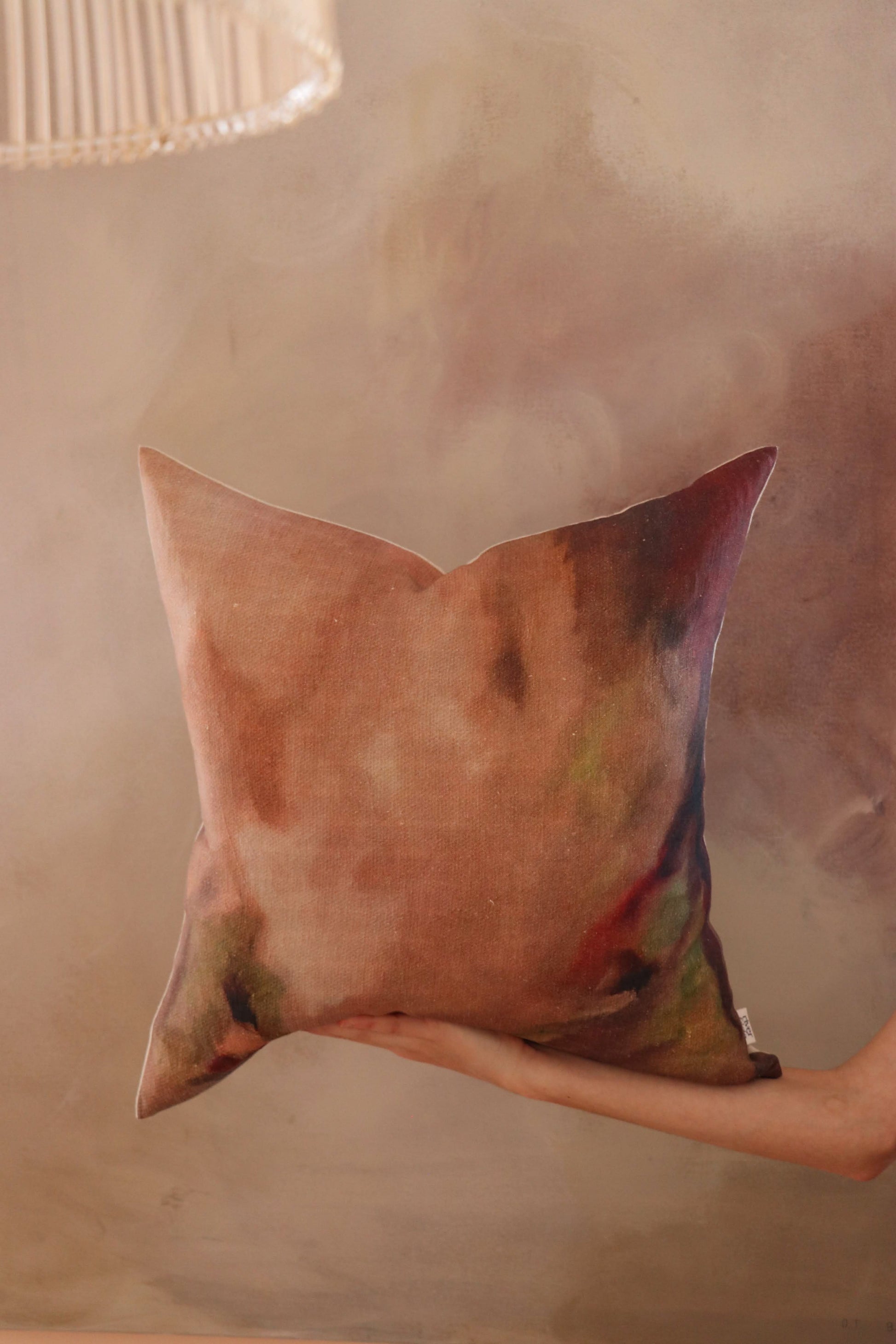 Blush & Pistachio Cushion