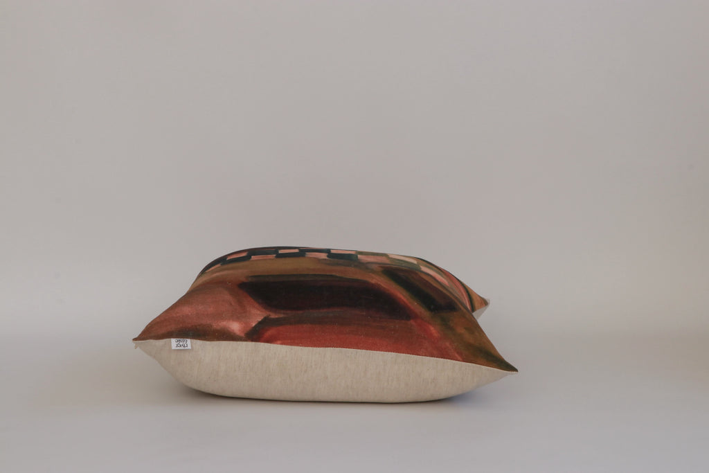 Lulu Check Cushion