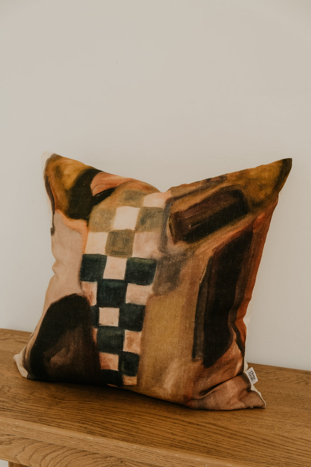Lulu Check Cushion