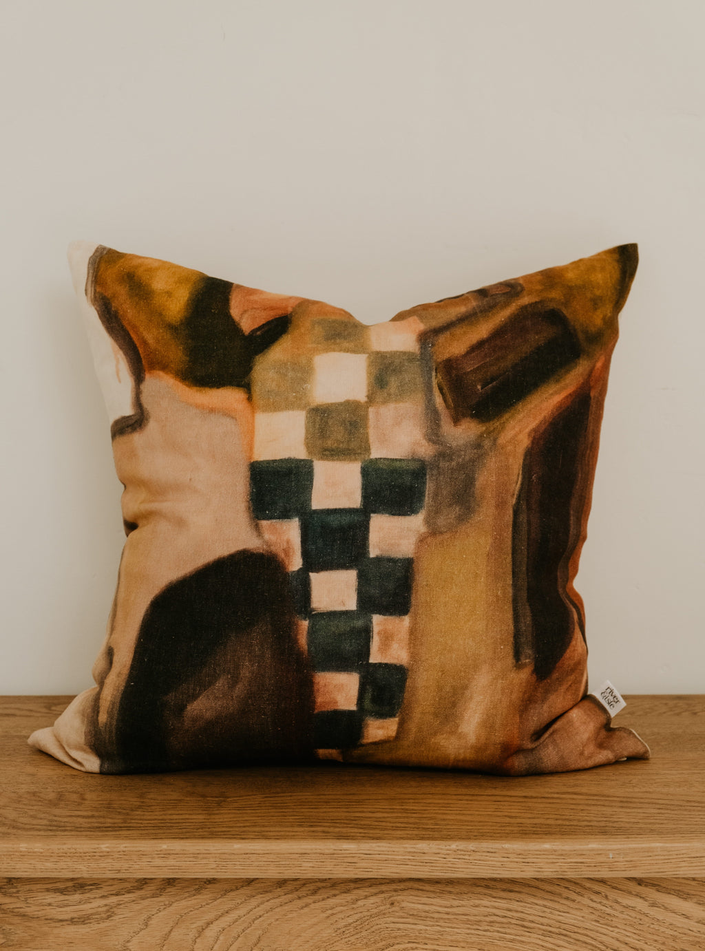 Lulu Check Cushion