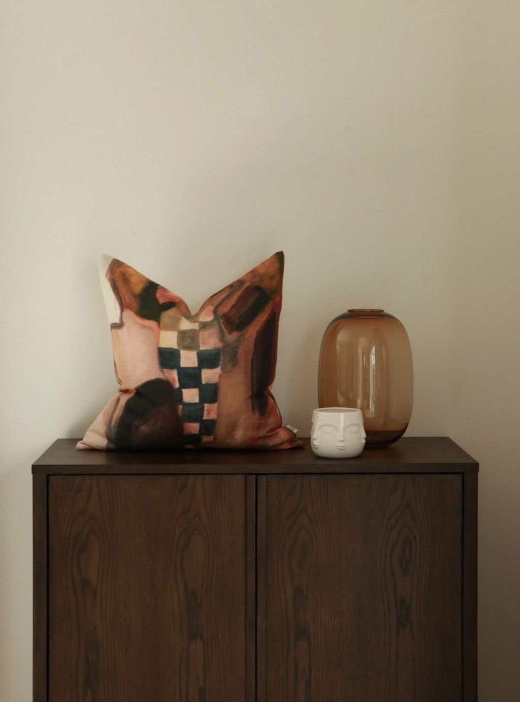 Lulu Check Cushion