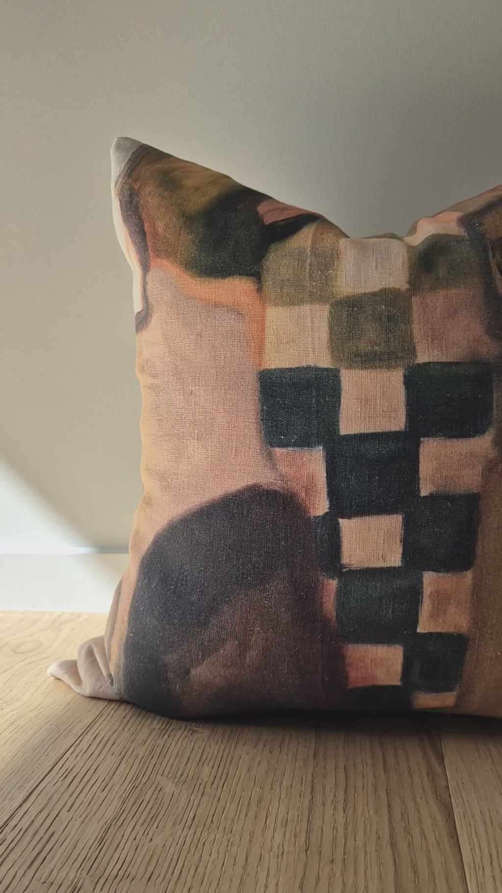 Lulu Check Cushion